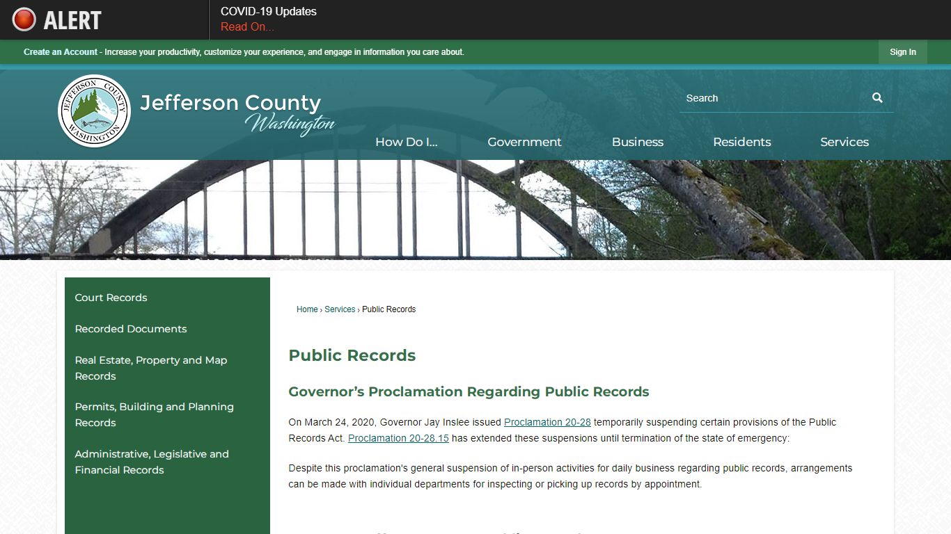 Public Records | Jefferson County, WA